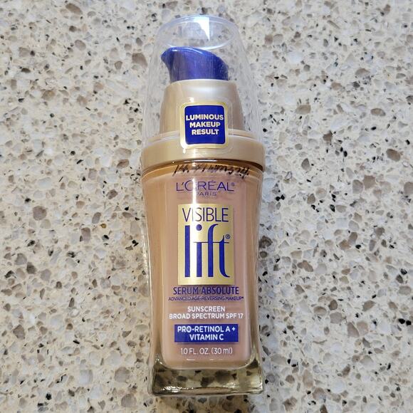 L'Oréal Visible Lift Serum Absolute Retinol Foundation SPF17 149 BUFF BEIGE✨️NEW - Picture 1 of 6